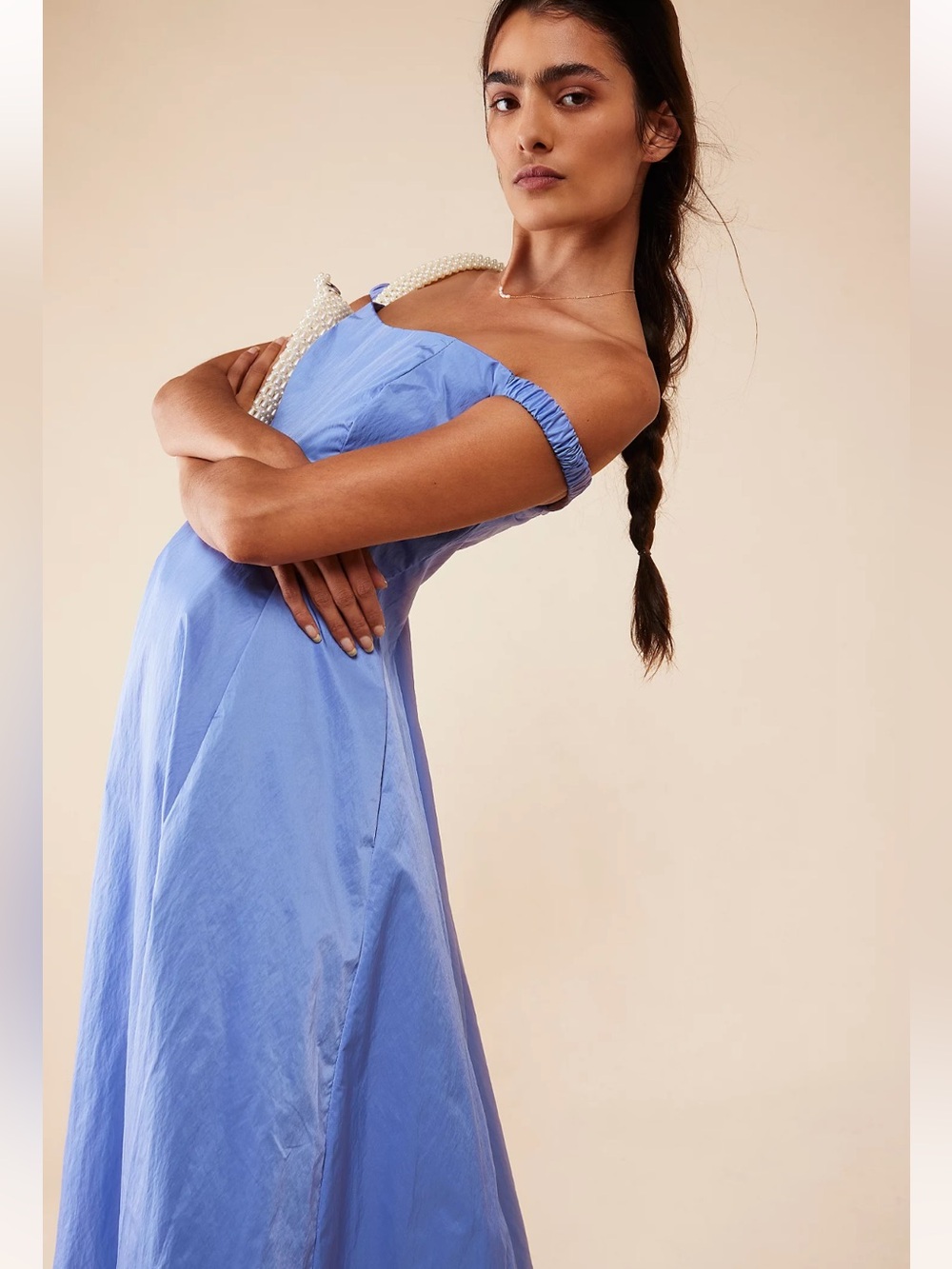 Free People NWT Women's Alinda Dress in Blue Iris Size 6